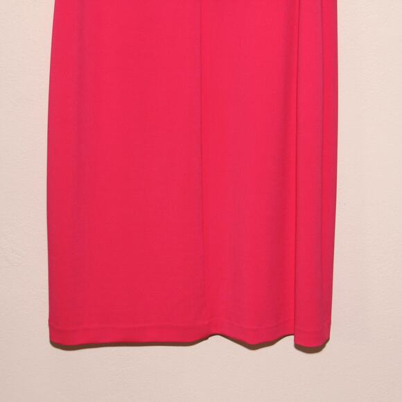 Lafayette 148 Pink  Sheath Dress Size XL Midi Length Sleeveless - Picture 6 of 8